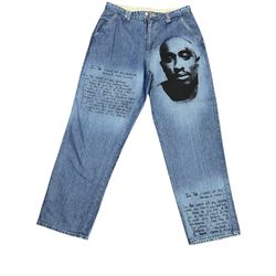 Vintage Makaveli Tupac Shakur Jeans