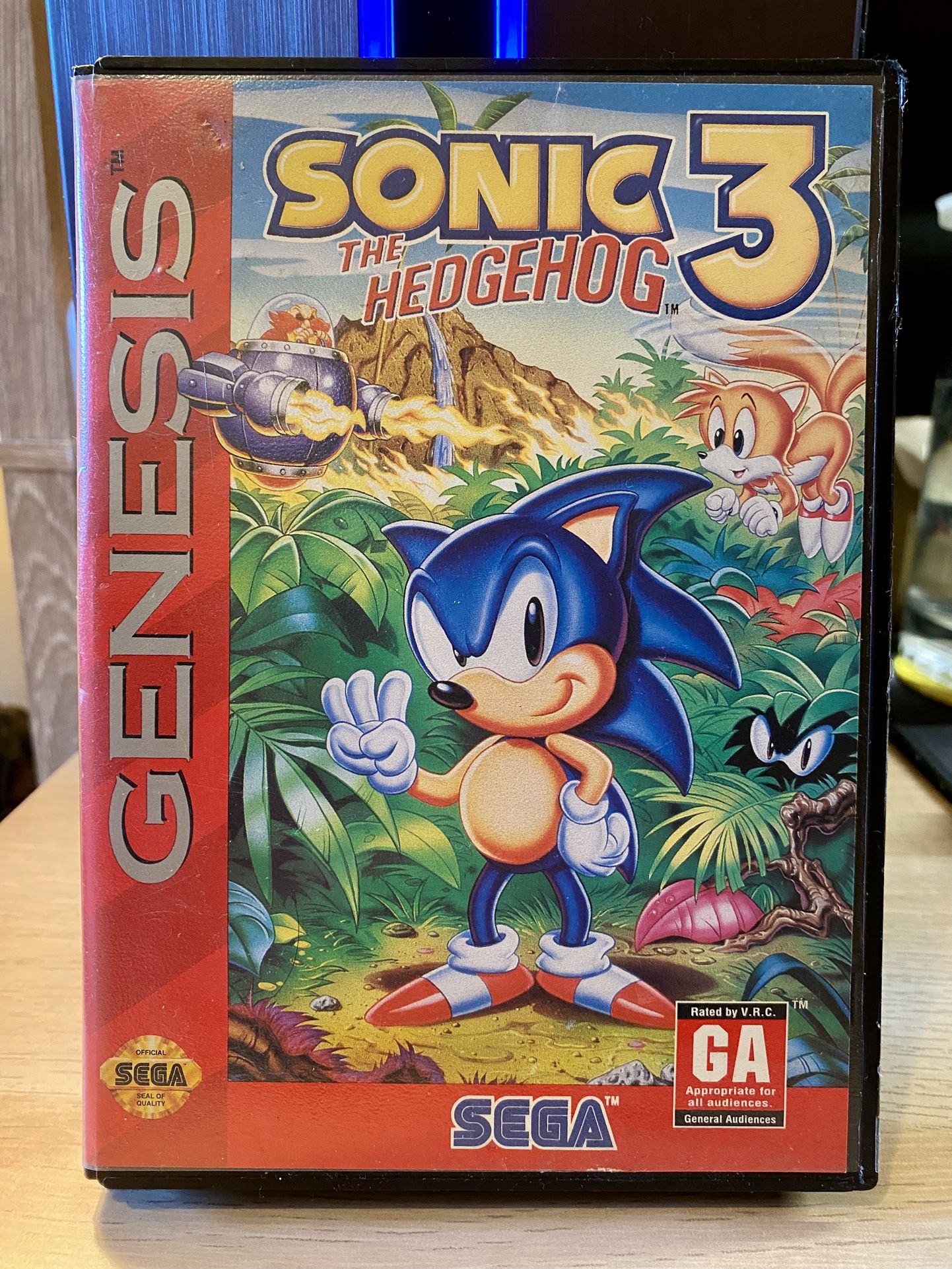 Sonic the Hedgehog 3 (Sega Genesis 1994) CIB Tested & Works! Great Condition!