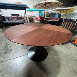 New 47” Round Wooden Dining Table