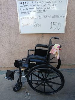 Drive Silver Sport II Wheelchair 18" Wide