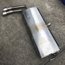 Stainless.  Steel.   Muffer.   (.  Hyundai)