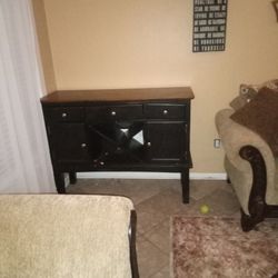 Black Desk Or Tv Stand 