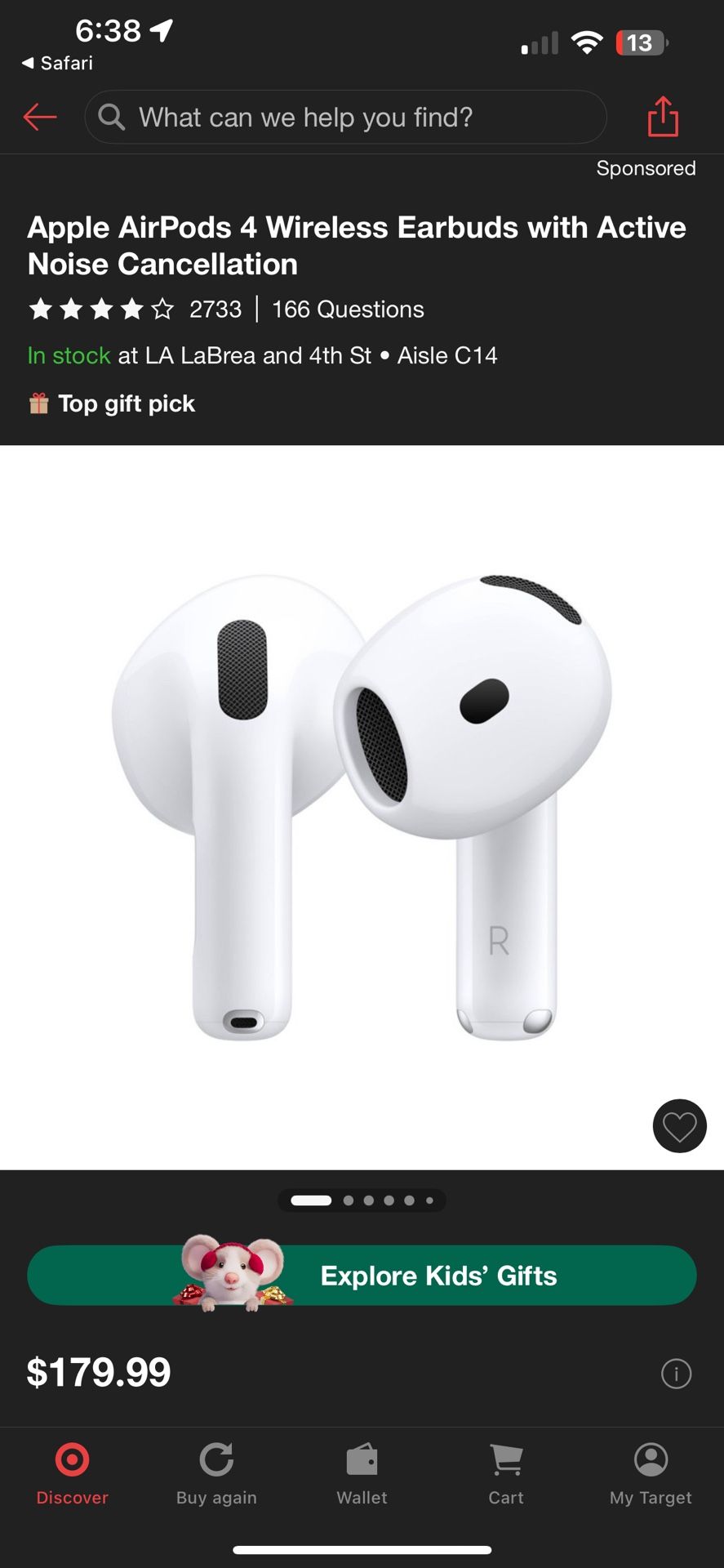 Brand New Apple AirPods 4 with Active Noise Cancellation