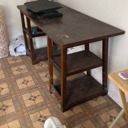 Table And Foot Stool