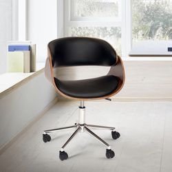 Armen Living Julian Modern Rolling Office Chair