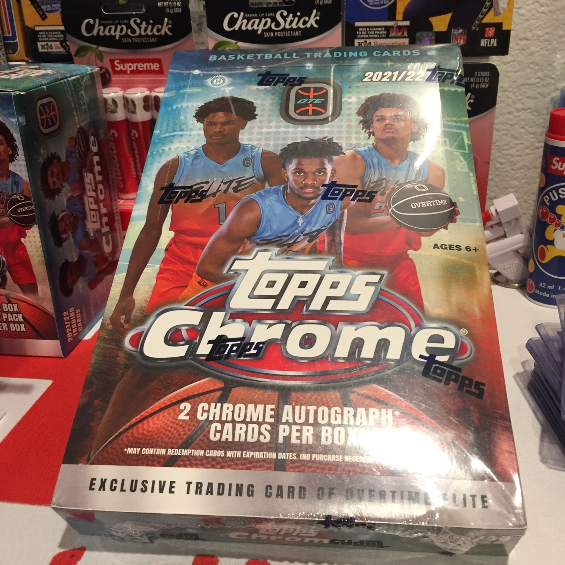 21/22 Topps Chrome Ote Basketball Hobby Box Sealed