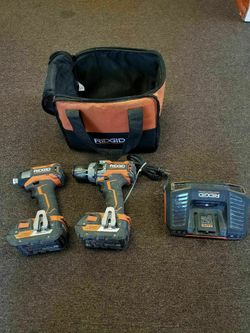 Ridgid x5 brushless kit impact driver and hammer