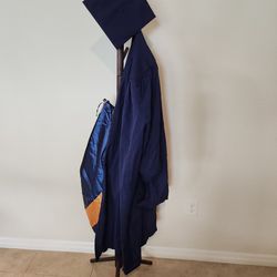 Adult Graduation Cap Gown and Hood