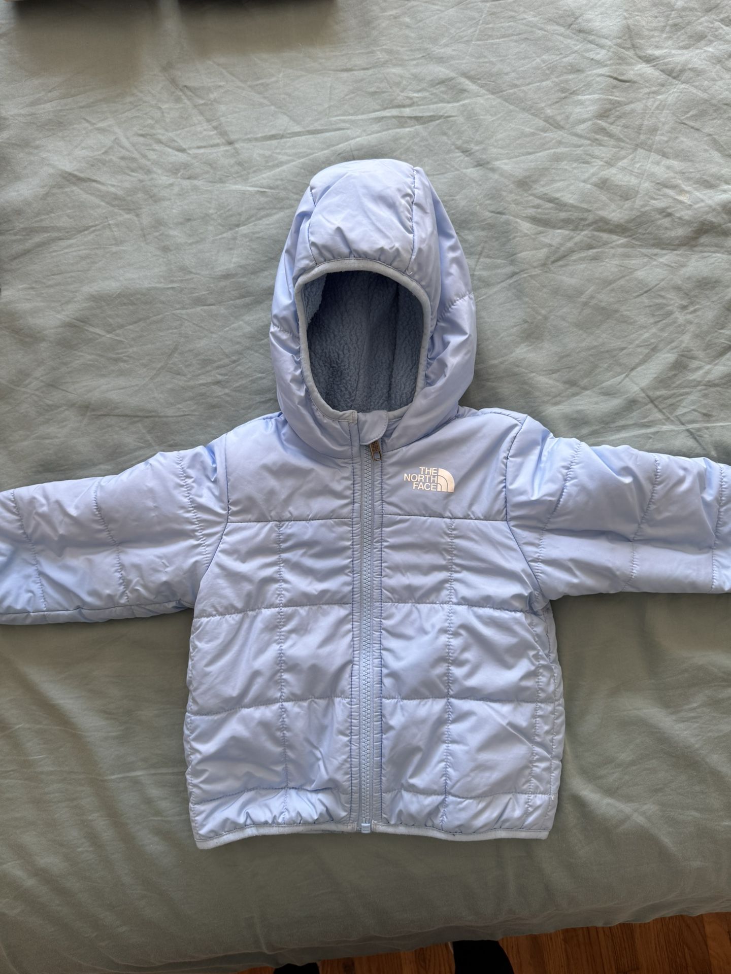 The North Face Baby Blue Puff Coat 12-18m