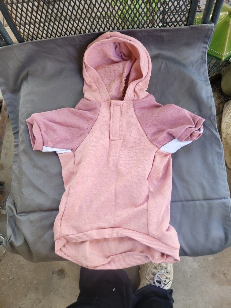 Pink Dog Hoodie