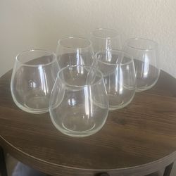 Set of 6 Stemless Wine Glasses