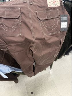 TRUE RELIGION BAGGY CARGO PANTS SIZE 34