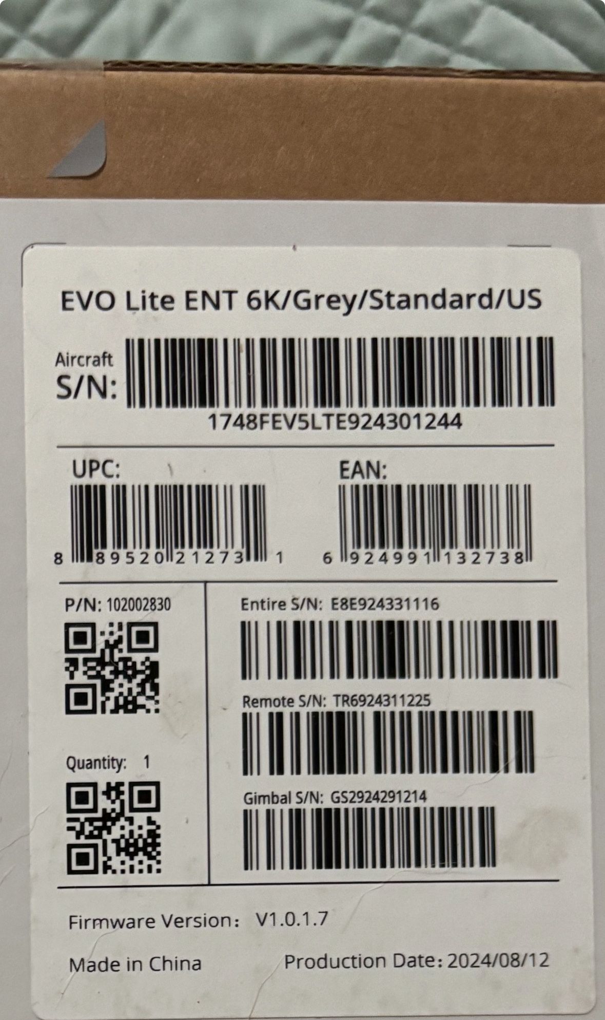 Autel Evo Lite ENTERPRISE (Grey)