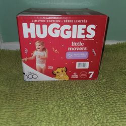 Box Huggies Little Movers #7(42 Diapers)