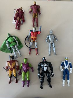 Loose 1990 Toy Biz Marvel Figures 2010 Hasbro Iron Man Figure