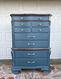Refinished vintage dresser