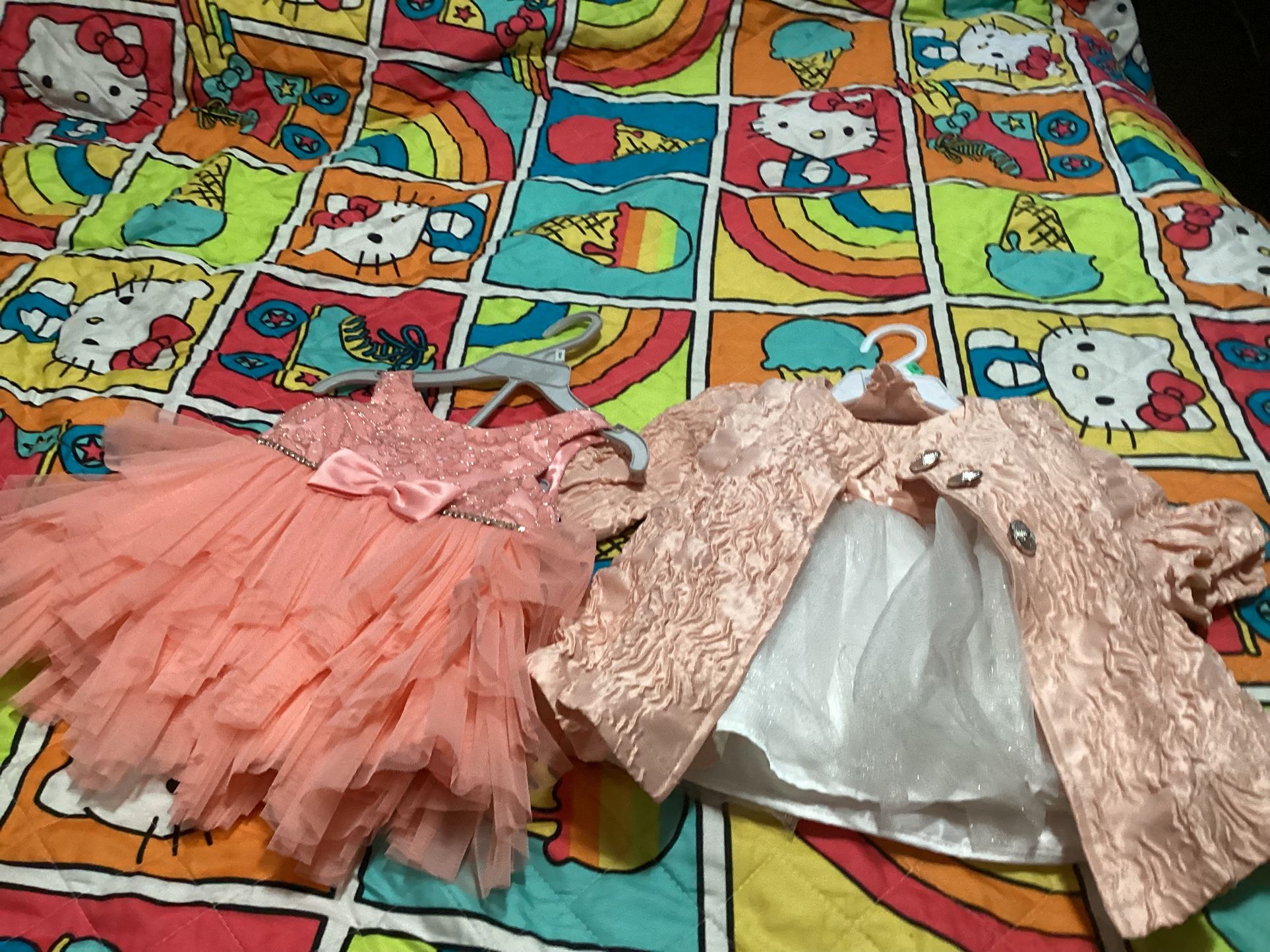 Baby Girls Dress Size 12 Months Lot Of 2