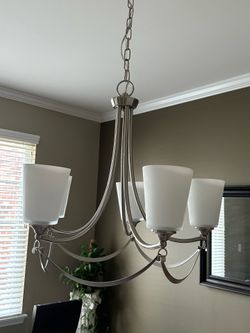 Light Fixture - Satin Nickel