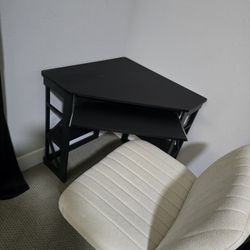 Corner Desk And Chair 2 Months Old