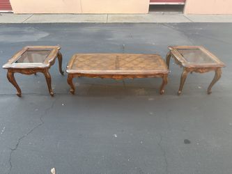 French Coffee Table And Side Tables 