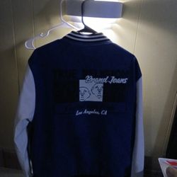 Brand New True Religion Denim Varsity Jacket