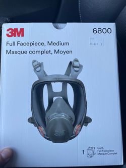 3M 54146 Full Facepiece Reusable Respirator 6800 Medium