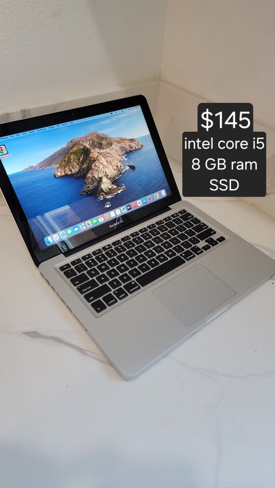 Apple Macbook pro Laptop. Intel Core i5. 8 GB ram. SSD. 👍Delivery Available👍Se Habla Español.
