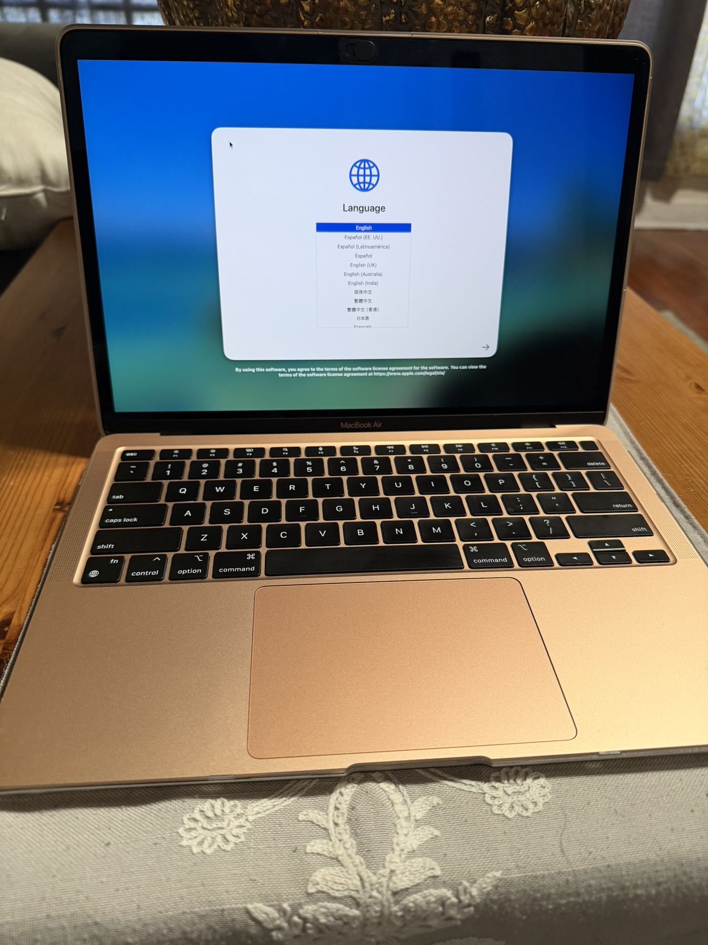 M1 Rosegold Macbook Air ( Late 2020 ) 16Gb Ram 512Gb
