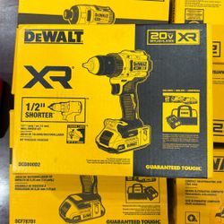 Dewalt 1/2” Drill Set Complete New