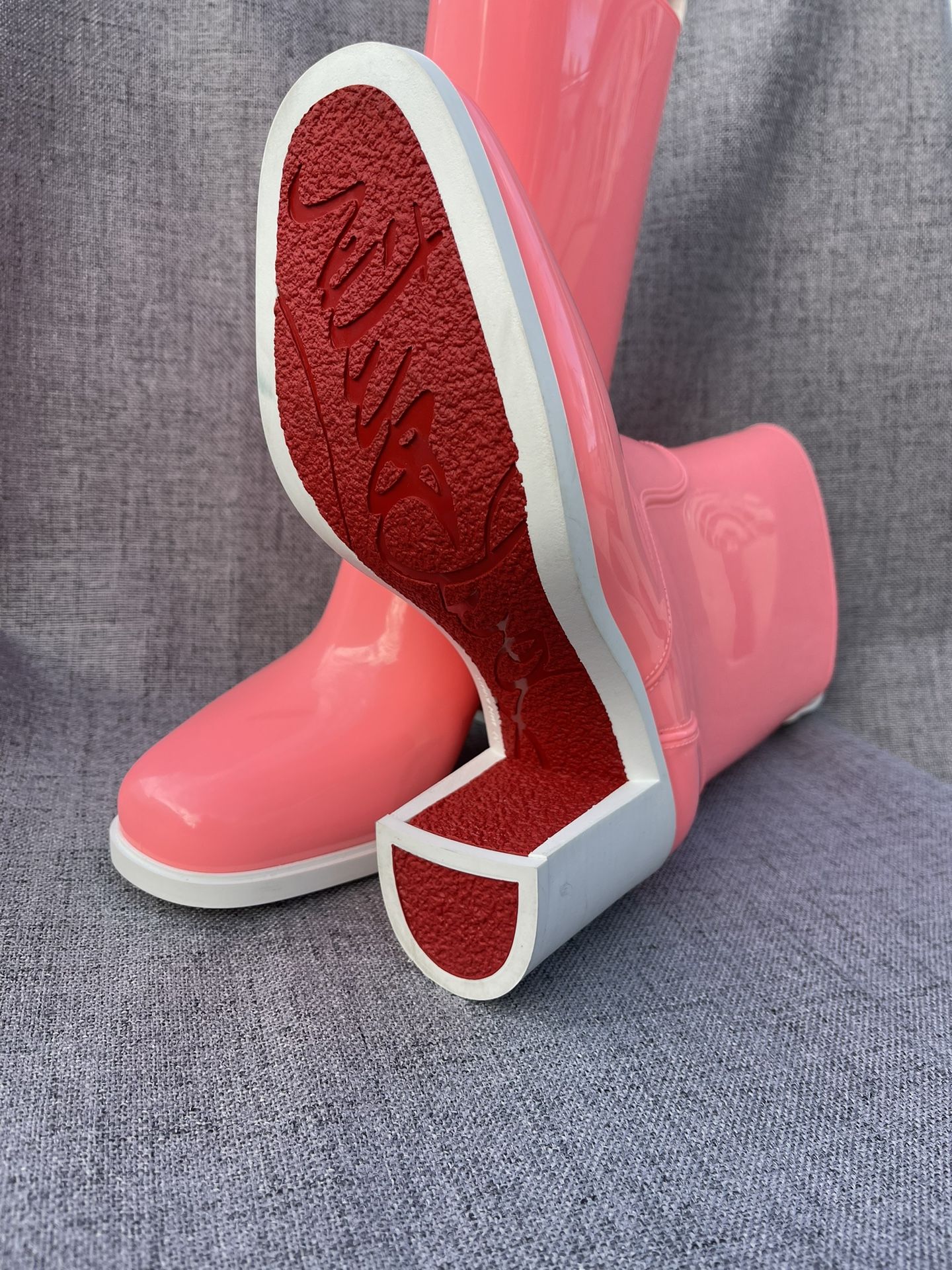 Christian Louboutin Rubber Rain Boots Sz (37)