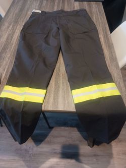 Men's work pants with reflected stripe ,new 5pairs,31/30