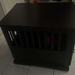 Large Wooden Dog Crate – Stylish Furniture Style Kennel