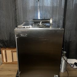 Perlick Beer Tap With Keg Fridge 