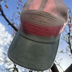Supreme Embossed Denim Camp- Pink Dip