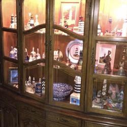 Brown wooden cabinet