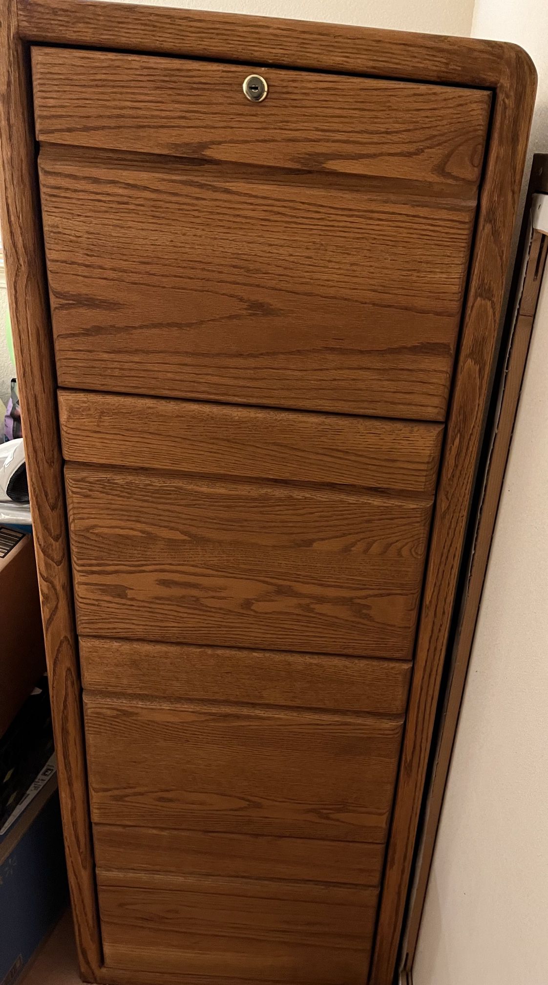 solid wood file cabinet