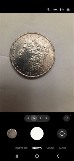 1891 s morgan usc silver dollar