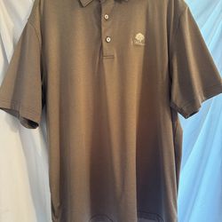 Large Peter Miller Golf Polo Shirt Gray