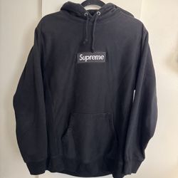 Black Supreme Box Logo Hoodie