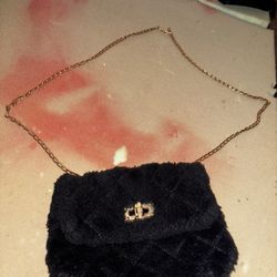 Furry Crossbody Purse