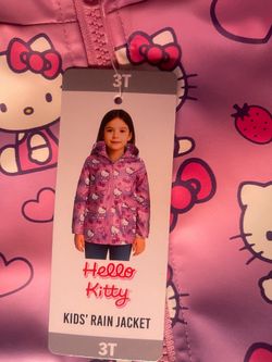 Toddle girls size 3T Hello Kitty rain jacket