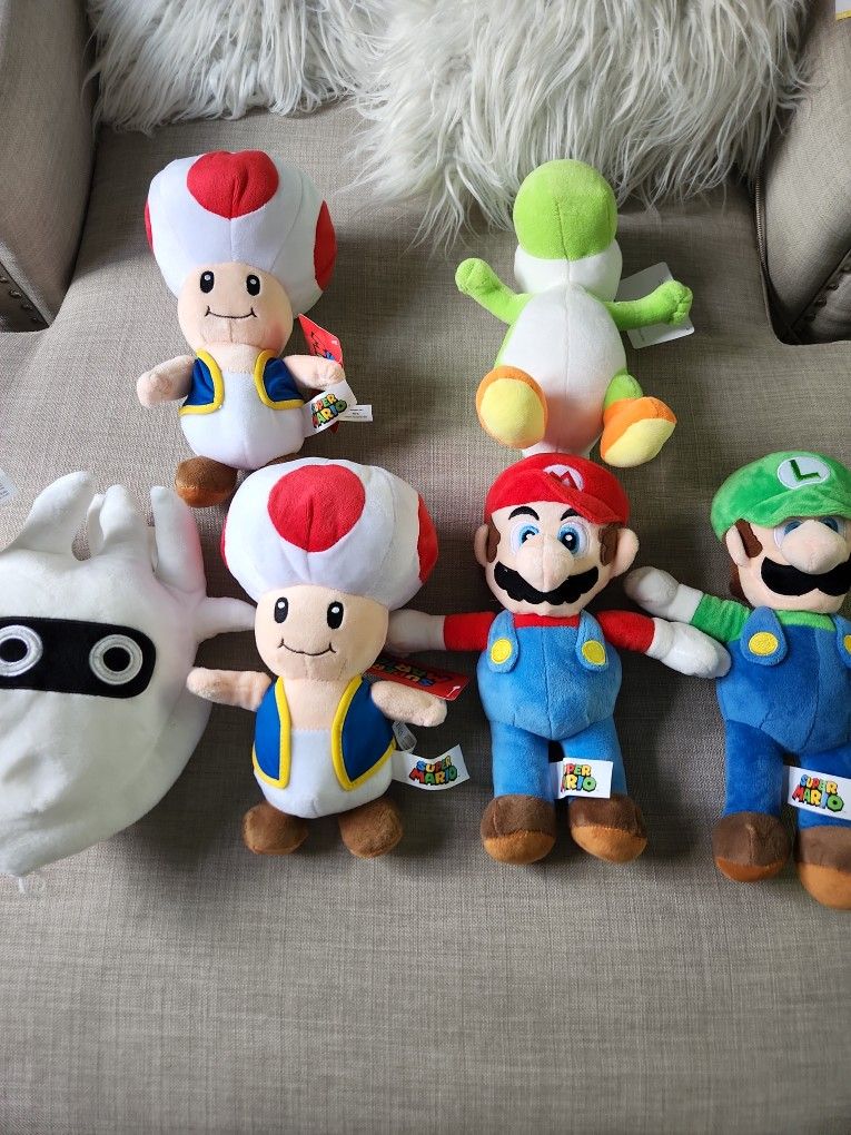 Super Mario Stuff Characters Brand New Toys