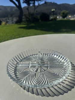 Vintage 3-part relish tray