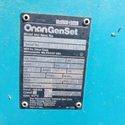 Onan Generator (Motorhome)