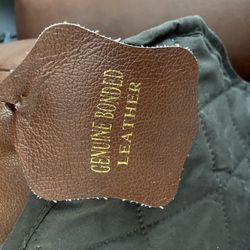 Classic Leather Couch with Character