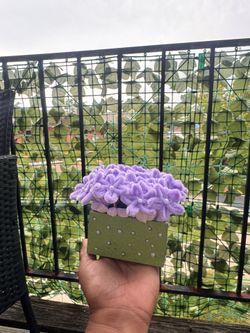 Handmade Lavender pipe Wire Flower Arrangement