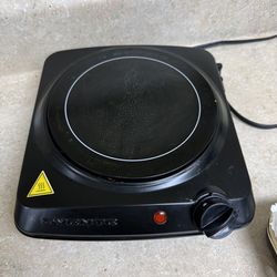 Electric single kitchen stove