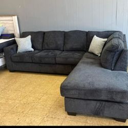 AP- Ashley L Shape 2 Piece Sectional Couch With Chaise - Color Options/ Fast Delivery/ Financing 