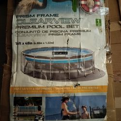 ￼Visit the Store, Intex

Intex

Visit the Store

4.0  68

Intex 26729EH 16 Foot by 48 Inch Clearview Prism Frame Above Ground Swimming Pool with Filte