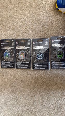 Pokemon center monthly pins rayquaza regigigas kyurem zygarde